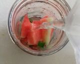 A picture of step 4 of Jalapeño Watermelon Water.