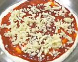 A picture of step 3 of Veggie Delight Pizza.