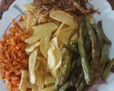 عکس مرحله 1 از دستور خورش مخلوط سبزی جات و کوفته قلقلی
