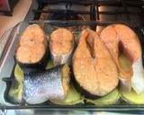 Foto del paso 3 de la receta: Posta de salmón al pipián con el toque sonorense