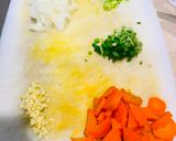 Foto del paso 1 de la receta: Arroz con corazón de alcauciles y vegetales ! Un mix de proteínas 💖