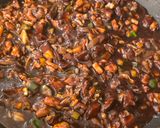 A picture of step 7 of Jajangmyeon (Noodles in Black Bean Sauce) 🍜.