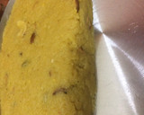 A picture of step 6 of Moong dal halwa.