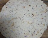 A picture of step 3 of Pizza cheesey matri.