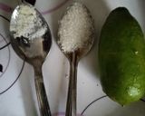 A picture of step 1 of Lychee sorbet.
