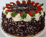 Foto langkah ke 10 dari resep Kue Ulang Tahun Sederhana (Simple Birthday Cake).