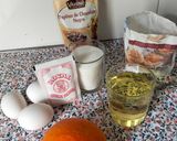 Foto del paso 1 de la receta Bizcocho de naranja 🍊 y chocolate 🍫