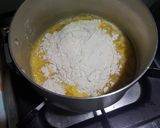 Foto langkah ke 2 dari resep Kue sus vla Durian.