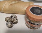 Foto del paso 1 de la receta: Aperitivo rápido de salmón y huevo