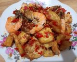 Foto langkah ke 4 dari resep Kentang,Udang,Tahu,Balado.