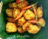 Foto langkah ke 4 dari resep Tahu Crispy Mini Kriuk Kriuk Tabur Cabe Bubuk.