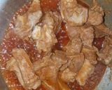 A picture of step 1 of Mutton nihari with home made nihari masala.