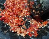 Foto langkah ke 2 dari resep Balado orek tempe teri 🍆.