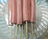 Foto del paso 2 de la receta: Banderillas de salchicha
