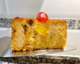 Foto del paso 19 de la receta: Pudding de bizcocho con melocotón en almíbar