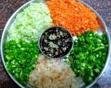 A picture of step 2 of Healthy Veg Momos.