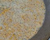 A picture of step 3 of Besan sev.