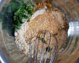 A picture of step 2 of Bread suji pakoda - new style.