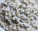 Kukoricás tésztasaláta recept fázis 4 fotója