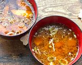 A picture of step 3 of Japanese Butternut Miso Soup.