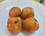 Foto langkah ke 5 dari resep Perkedel Kentang Kari tanpa Telur.