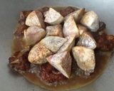 A picture of step 14 of Taro Braised Pork Ribs.