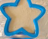 A picture of step 6 of Mario super star cake.