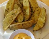 Foto langkah ke 6 dari resep Potato Wedges Goreng.