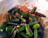 A picture of step 8 of Bhindi/Okra Gravy Masala.