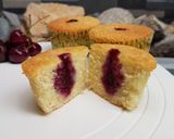 A picture of step 3 of Cherry Cupcakes.