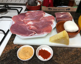 Foto del paso 1 de la receta: Rollitos de pavo con mozzarella y jamón 🦃