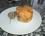 Foto del paso 7 de la receta: Arroz meloso con solomillo, setas y alioli de ajo negro