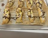 Foto del paso 7 de la receta: Cañas / Napolitanas caseras de hojaldre rellenas (crema pastelera / crema pastelera de chocolate)