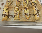 Foto del paso 7 de la receta: Cañas / Napolitanas caseras de hojaldre rellenas (crema pastelera / crema pastelera de chocolate)
