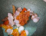 A picture of step 5 of Kadai paneer.