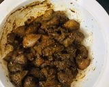 A picture of step 1 of Fried rice and shashlik.