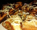 A picture of step 6 of Peri peri bread toast.