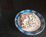 A picture of step 3 of Hung curd sandwich.