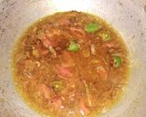 A picture of step 3 of Karahi dall.