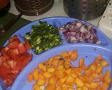 A picture of step 1 of Rice with potato stew.
