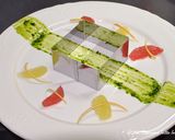Foto del passaggio 9 della ricetta Risotto con Tartare di Gamberi, Pompelmo e Bergamotto