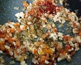 A picture of step 4 of Indian italiano stuffing sandwich in pakode style.