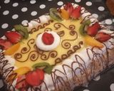A picture of step 5 of Make a professional cake with easy steps.