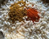 A picture of step 2 of Fireless Crunchy Puff Rice Bhel (evening snacks).