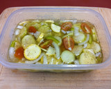 A picture of step 3 of Lee's Simple Summer Cucumber Salad.
