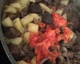 A picture of step 4 of Lebanese Style beef Lungs, kidney, heart and vegetables - CookEveryPart.