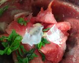 A picture of step 2 of Watermelon kokum smoothie.
