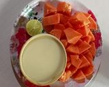 પપૈયા પુડિંગ (Papaya Pudding Recipe in Gujarati) રેસીપી સ્ટેપ1ફોટો