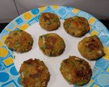 A picture of step 3 of Quinoa patties.