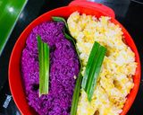 Hình bước làm 4 của món Xôi đậu xanh lá cẩm
